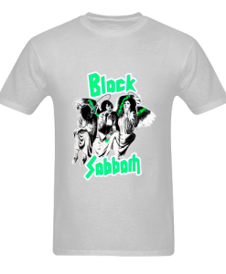 80's Vintage BLACK SABBATH Ozzy t shirt grey