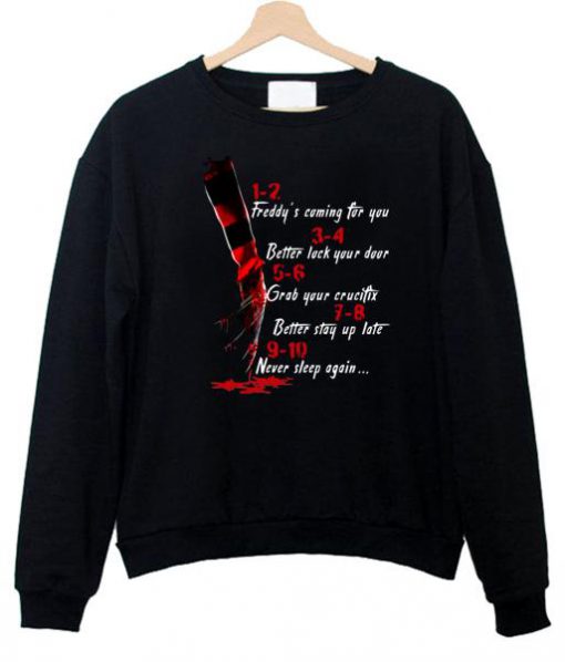 A Nightmare On Elm Street Hand 1 2 Freddy’s Coming For You  Hoodie