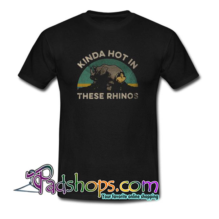 Ace Ventura kinda hot in these rhinos retro T Shirt SL