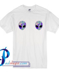 Alien Head Hologram T Shirt