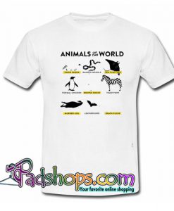 Animals of The World  T Shirt SL