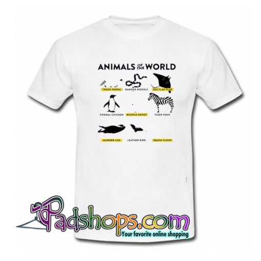 Animals of The World  T Shirt SL