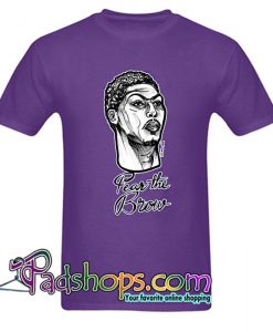 Anthony Davis Fear the Brow  T Shirt SL