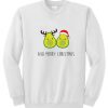 Avocado Avo Merry Christmas Sweatshirt