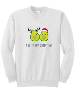 Avocado Avo Merry Christmas Hoodie