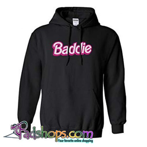 Baddie Logo Hoodie Black SL