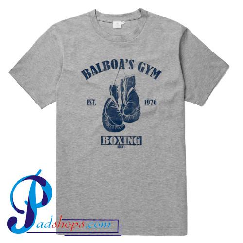 Balboa's Gym Boxing Gloves 1976 T Shirt - PADSHOPS
