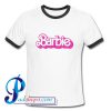 Barbie Logo Ringer Shirt