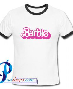 Barbie Logo Ringer Shirt