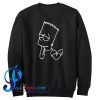 Bart Simpson Sweatshirt Back