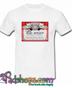 Be Wiser Research Flat Earth T Shirt (PSM)