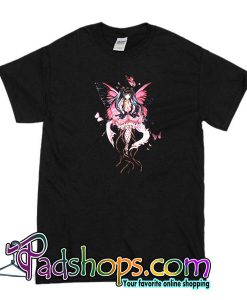 Black Anime Fairy T-Shirt
