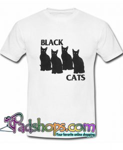 Black Cats T Shirt SL