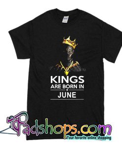 Black Panther Kings Are Born In June T-Shirt