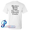 Blackies Rocky Point T Shirt Back