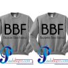 Blonde Best Friend Brunette Best Friend Sweatshirt Couple