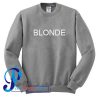 Blonde Sweatshirt