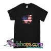 Butterfly America Flag T-Shirt