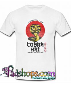 Caliifornia 1984 Cobra Kai T Shirt SL
