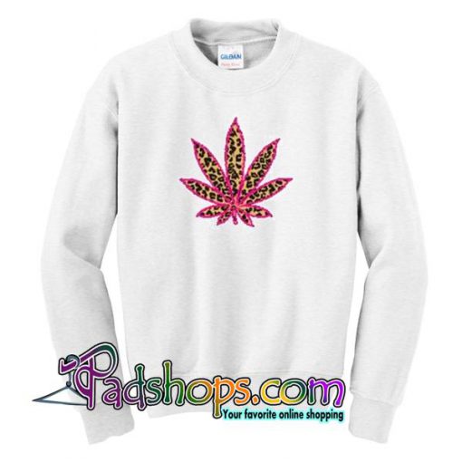 Cannabis Marijuana Leaf Sweatshirt