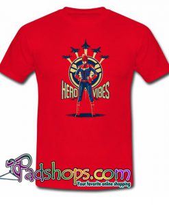 Captain Marvel Avengers Endgame Hero Vibes T Shirt SL
