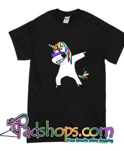 Cartoon Unicorn Dabbing T-Shirt