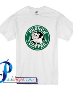 Cat French Coffee T Shirt