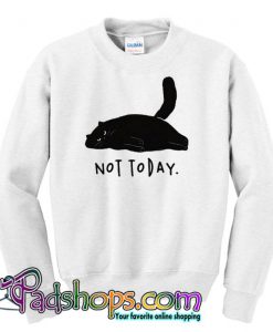 Cat Not Today Sweatshirt SL