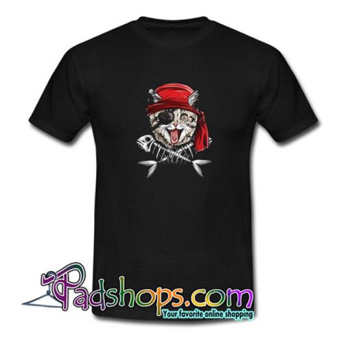 Cat Pirate Trending T Shirt SL