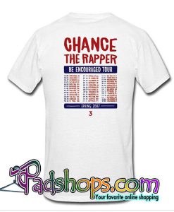 Chance The Rapper T-Shirt Back
