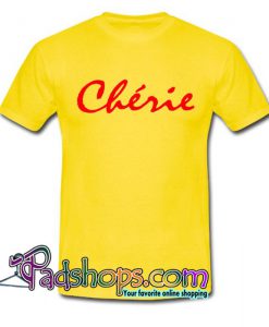 Cherie Slogan Logo Ladies  T Shirt SL