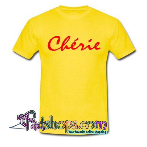 Cherie Slogan Logo Ladies  T Shirt SL