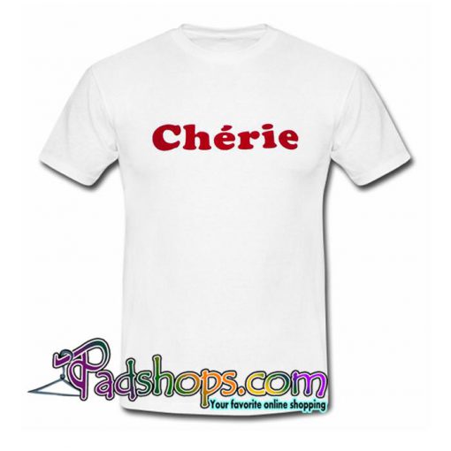 Cherie Slogan T Shirt SL