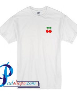 Cherry Pocket Print T Shirt