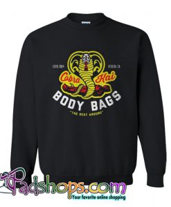 Cobra Kai Body Bags The Best Around Karate Kid Sweatshirt SL
