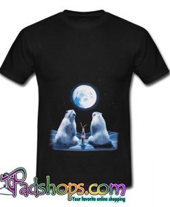 Coca Cola Full Moon Polar Bears T shirt  SL