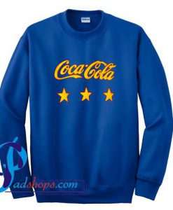 Coca Cola Logo With Stars Sweatshirt