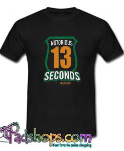 Conor McGregor 3 the notorious 13 seconds T shirt SL