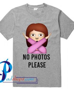 Crossed Arms Emoji No Photos Please T Shirt