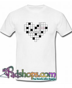 Crossword Puzzle T Shirt SL