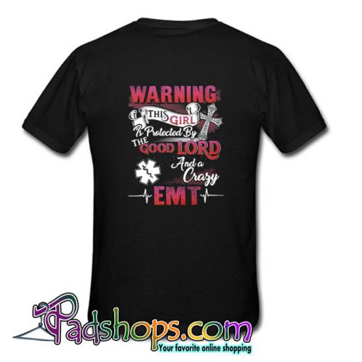 Cute EMT s Lady T Shirt Back SL