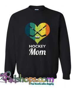 Cute Retro Hockey Mom Sports Team Player Ice Shinny Stick Goalie Sweatshirt SL