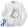 Cute Totoro Drawing Sweatshirt