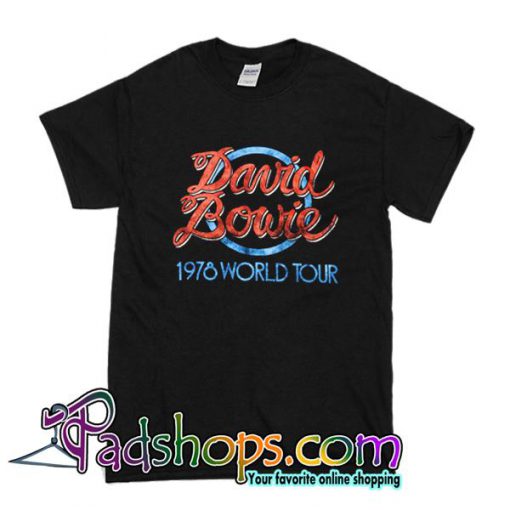 David Bowie 1978 World Tour T Shirt