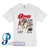David Bowie Thin White Duke Memorial T Shirt