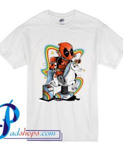 Deadpool Happy Unicorn T Shirt