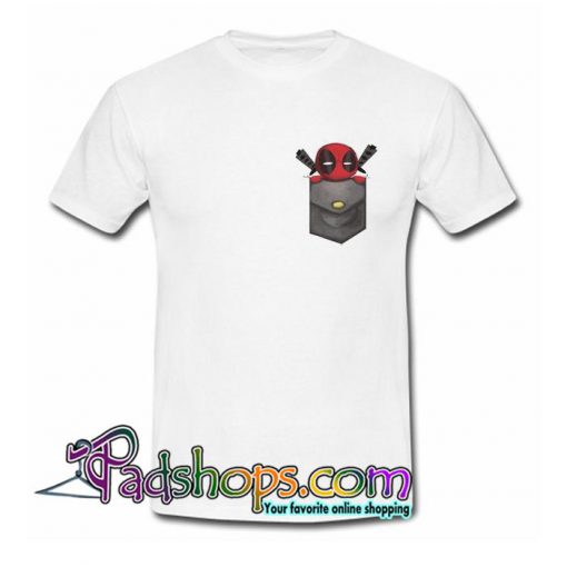 Deadpool Pocket  T Shirt SL