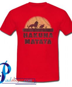 Disney Lion King Hakuna Matata T Shirt