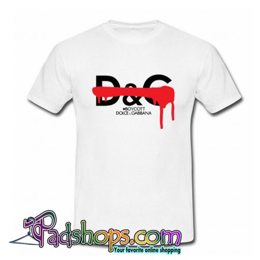 Dolce & Gabbana Boycott T Shirt (PSM)