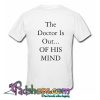 Dr Phil White T shirt Back SL